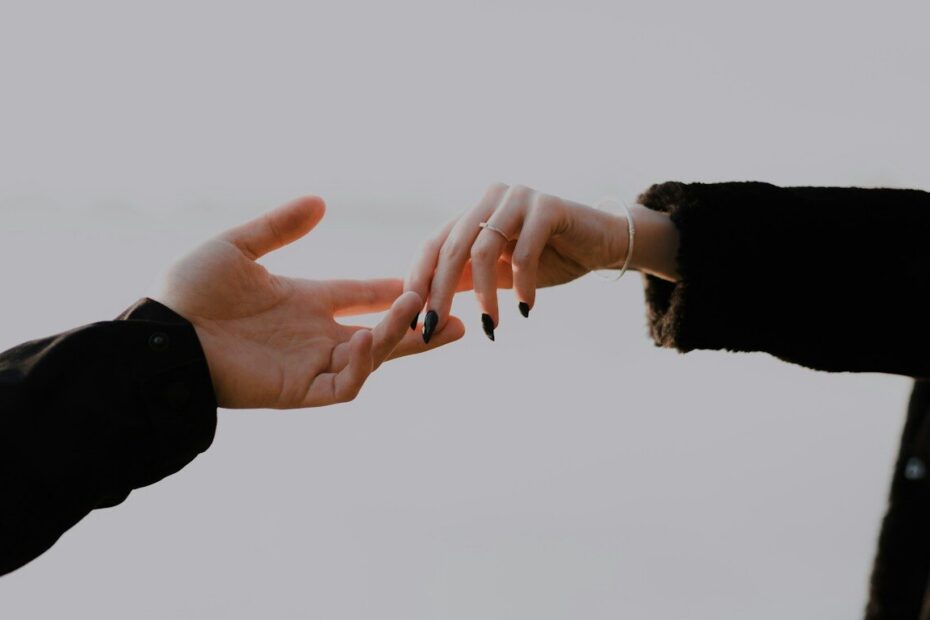 people hands reaching out